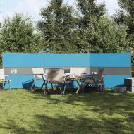 Camping Windbreak Blue 490x123 cm Водоустойчив