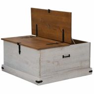 Скрин за съхранение HALDEN бял 91x91x47 cm бор