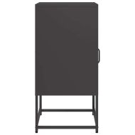 Нощно шкафче черно 36x39x78 cm Студено валцувана стомана