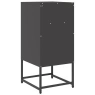 Нощно шкафче черно 36x39x78 cm Студено валцувана стомана