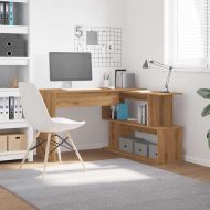 Ъглово бюро Artisan Дъб 200,5x50x76 cm Инженерна дървесина