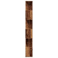 Шкаф за книги от старо дърво 80x24x192 cm Инженерна дървесина