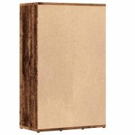 Библиотека, старо дърво, 50x25x80 см, инженерно дърво