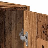Шкаф за мивка за баня от старо дърво 60x33x60 cm