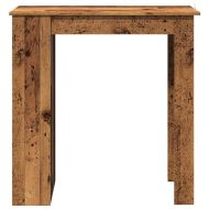 Бар маса с рафт от старо дърво 102x50x103,5 cm