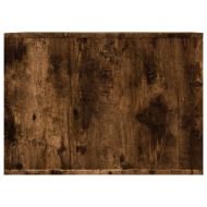 Заграждение за котешка тоалетна опушен дъб 47x59x42 cm