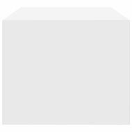 ТВ шкаф бял 60x31x25,5 cm Изработена дървесина