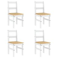 Трапезен комплект от 5 части Panama, Бяла бор масив