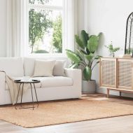 Шаги килим с дълъг косъм, NAVARRA, Бежов, 160x230 см, полиестер