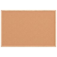 Коркова дъска с рамка от масивна борова дървесина 60x40 см