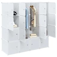 Органайзер за съхранение на кубчета с 16кубчета и висящи пръчки