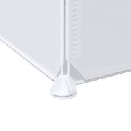 Органайзер за съхранение на кубчета с 16кубчета и висящи пръчки