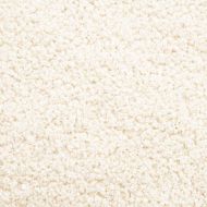 Въртящ се офис стол, кремав, Къдрава вълна, текстил