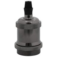 Лампи 2 бр. лъскави черни E27