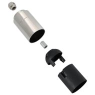 Лампи 2 бр. сатениран никел E27