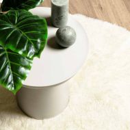 Шаги килим с дълъг косъм, NAVARRA, кремав, 160x160см, полиестер