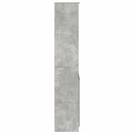Висок шкаф, Бетонно сиво, 50x35x180 cм инженерно дърво