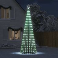 LED коледна елха 1028 светодиода студено бяло 403 см