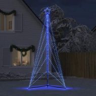 LED коледна елха 615 светодиода синьо 404,5 см