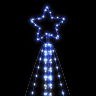 LED коледна елха 615 светодиода синьо 404,5 см