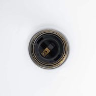 Висяща лампа Регулируема височина E27 Бял гланц Ø 22 cm Метал