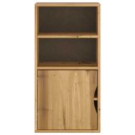 Страничен шкаф ODDA 40x24x79 cm масивна дървесина бор