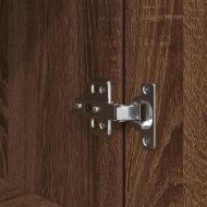 Нощни шкафчета 2 бр кафяв дъб 39x35x65 см инженерно дърво