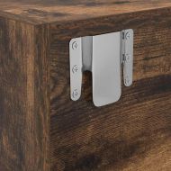 ТВ шкафове 2 бр Опушен дъб 100x31x25,5 см инженерно дърво