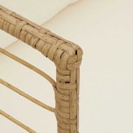Градински стол с възглавници Natural Poly Rattan