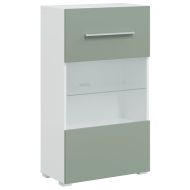 5 броя телевизори с LED Маслиненозелено инженерно дърво