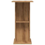 Стойка за аквариум, дъб, 36x60,5x72,5 см, инженерно дърво