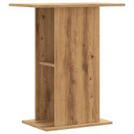 Стойка за аквариум, дъб, 36x60,5x72,5 см, инженерно дърво