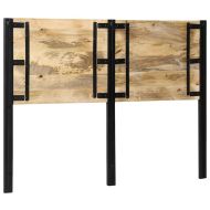 табла за глава 140 cm масивно дърво манго и желязо