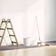 Неплъзгаща се поларна материя за художници 10 м 280g/m² Сива