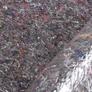 Неплъзгаща се поларна материя за художници 10 м 280g/m² Сива