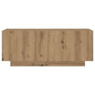 ТВ шкаф с LED осветление Дъб Artisan 300x35x40 cm