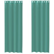 Пердета от воал с втулки, 2 бр, тюркоаз