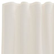 Пердета от воал с горна част, 2 бр, кремаво