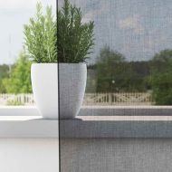 Пердета от воал с горна част, 2 бр, черно