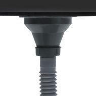 Кухненска мивка с отцедник, сребристо, 600x600x155 мм, инокс