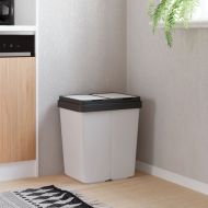 Двоен кош бял 2x25 л