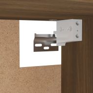 Гардероб, кафяв дъб, 100x32,5x35 см, инженерно дърво