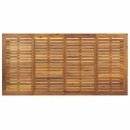 Градинска маса с U-образни крака 200x90x75 см масивна акация