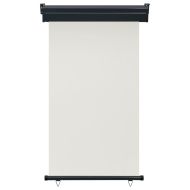 Вертикална тента за балкон, 105x250 см, кремава