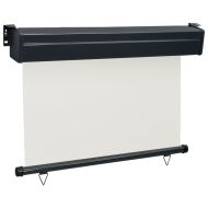 Вертикална тента за балкон, 105x250 см, кремава