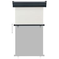 Вертикална тента за балкон, 105x250 см, кремава