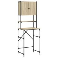 Шкаф за пералня, дъб сонома, 68x48,5x194 см