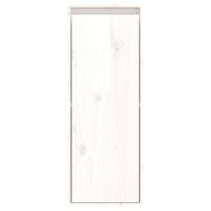 ТВ шкафове, 4 бр, бели, бор масив