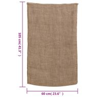 Чували от юта 10 бр 60x105 см 100% юта 220 gsm