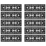 Постелки за стъпала 10 бр 25x75 см гума